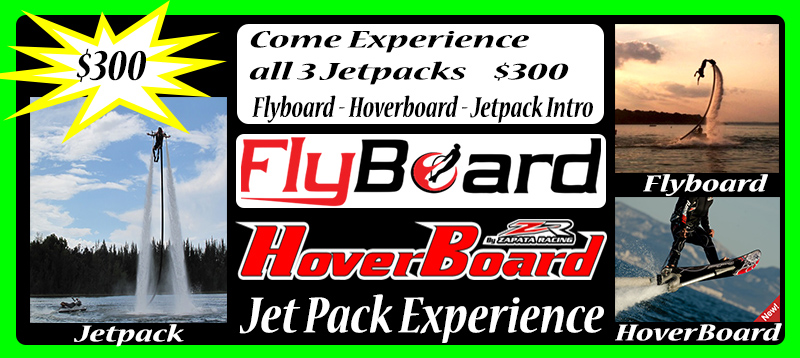 Southern oregon Flyboard and X Jetpack Rentals